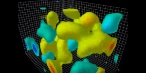 virtual particles animation video
